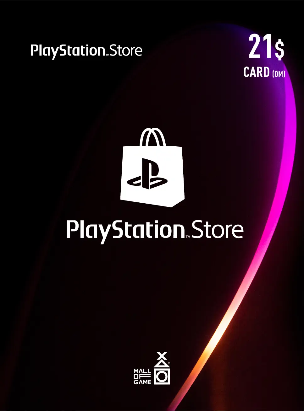 PlayStation™Store USD21 Gift Cards (OM)